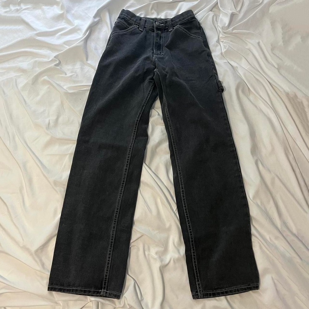 brandy melville black crispina carpenter pants